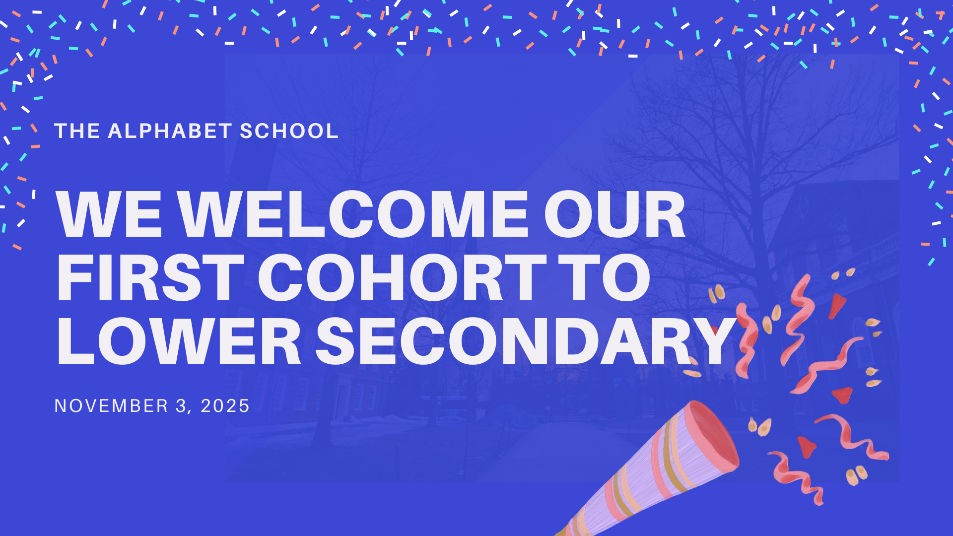 Alphabet- Welcome to Lower Secondary